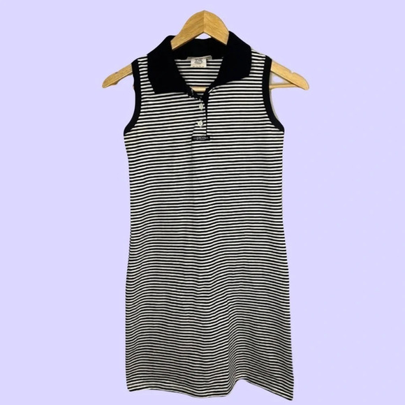 Vintage Y2K DKNY Striped Mini Dress - Picture 2 of 6